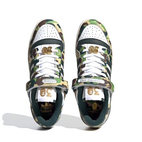 Adidas Forum 84 Low Bape 30th utcai cipő