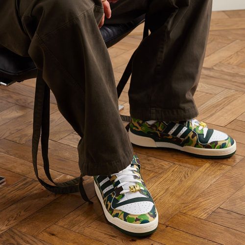 Adidas Forum 84 Low Bape 30th utcai cipő