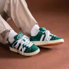 Adidas Campus 00s Dark Green Cloud White utcai cipő