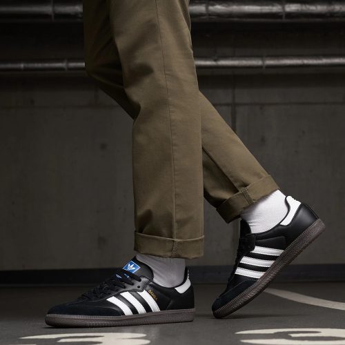 Adidas Samba OG Black White Gum utcai cipő