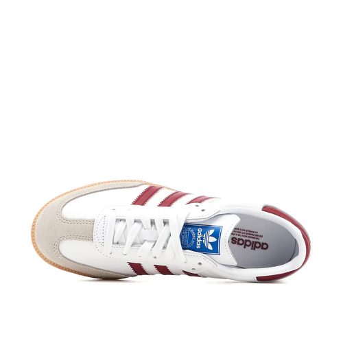 Adidas Samba OG White Burgundy Gum utcai cipő