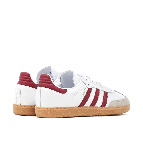 Adidas Samba OG White Burgundy Gum utcai cipő