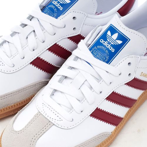 Adidas Samba OG White Burgundy Gum utcai cipő