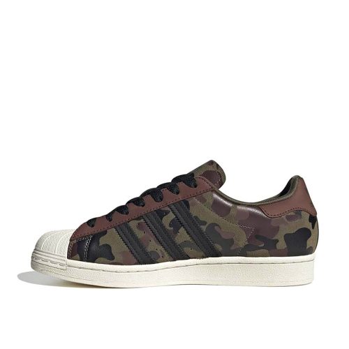 Adidas Superstar Camo Olive utcai cipő