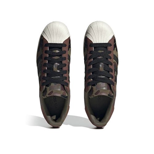 Adidas Superstar Camo Olive utcai cipő