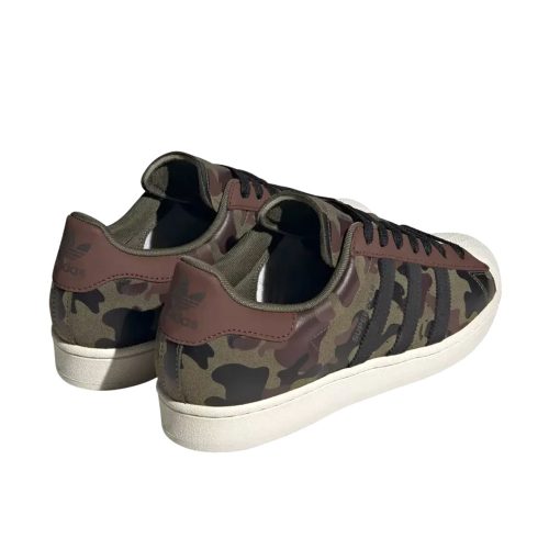 Adidas Superstar Camo Olive utcai cipő
