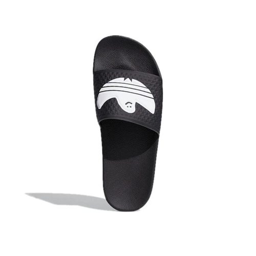 Adidas Shmoofoil Slides Black White