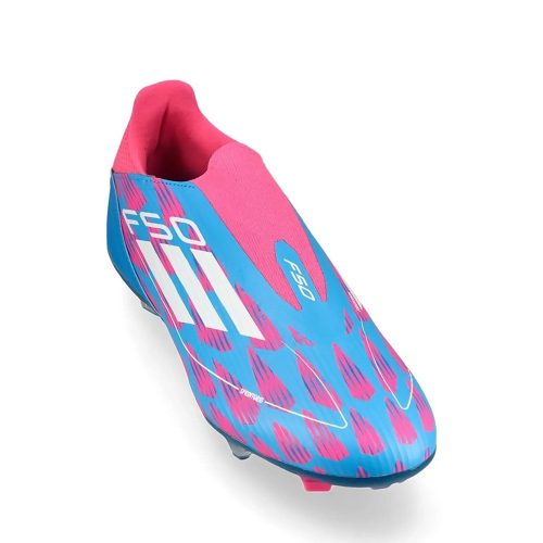 Adidas F50 League LL/FG Solar Blue Cloud White stoplis cipő