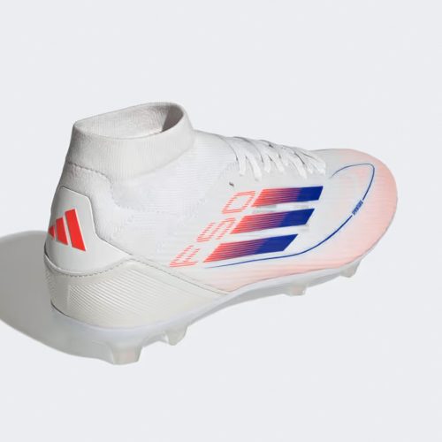 Adidas F50 League Mid FG/MG Cloud White Lucid Blue stoplis cipő