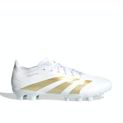 Adidas Predator 24 League Low MG Cloud White Gold Metallic stoplis cipő