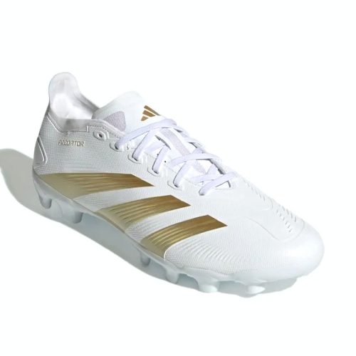 Adidas Predator 24 League Low MG Cloud White Gold Metallic stoplis cipő