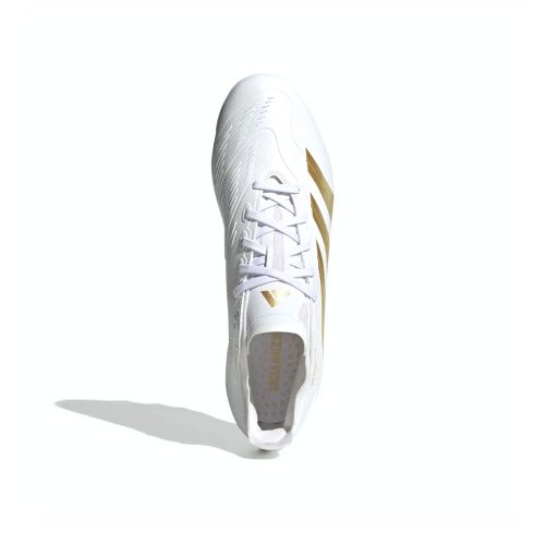 Adidas Predator 24 League Low MG Cloud White Gold Metallic stoplis cipő
