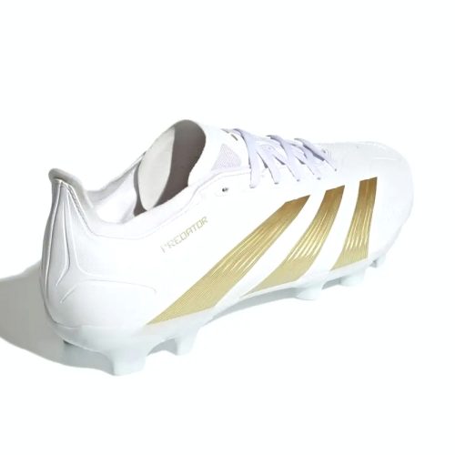 Adidas Predator 24 League Low MG Cloud White Gold Metallic stoplis cipő