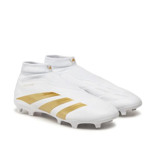 Adidas Predator League LL FG Cloud White Gold Metallic stoplis cipő