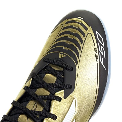 Adidas F50 League TF Messi Gold Metallic Cloud White műfüves cipő