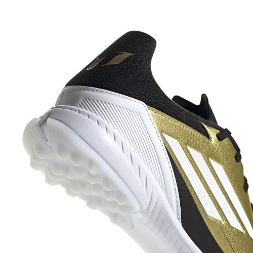Adidas F50 League TF Messi Gold Metallic Cloud White műfüves cipő