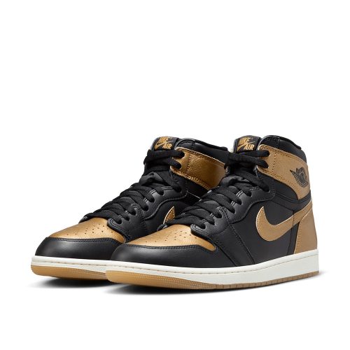 Air Jordan 1 High OG Black Metallic Gold utcai cipő