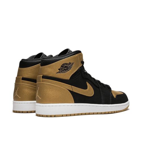 Air Jordan 1 High OG Black Metallic Gold utcai cipő