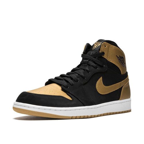 Air Jordan 1 High OG Black Metallic Gold utcai cipő