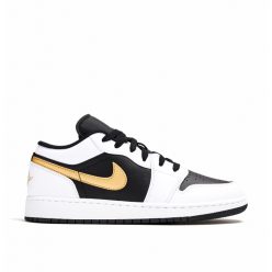 Air Jordan 1 Low Gold Swoosh utcai cipő