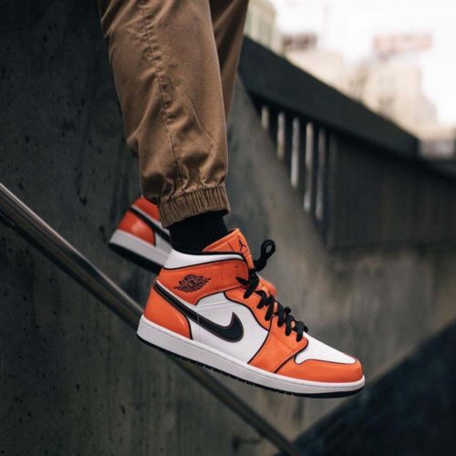 Jordan 1 Mid SE Turf Orange férfi utcai cipő