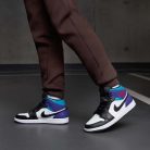 Jordan 1 Mid Court Purple férfi utcai cipő