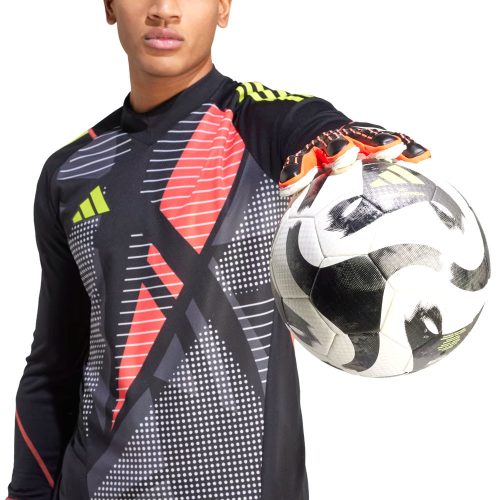 Adidas Predator Match Fingersave Solar Red ujjmerevítős kapuskesztyű