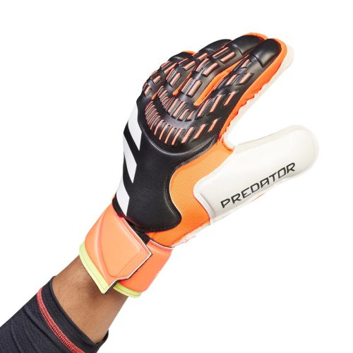 Adidas Predator Match Fingersave Solar Red ujjmerevítős kapuskesztyű