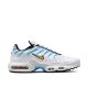 Nike Air Max Plus White University Blue Gold utcai cipő