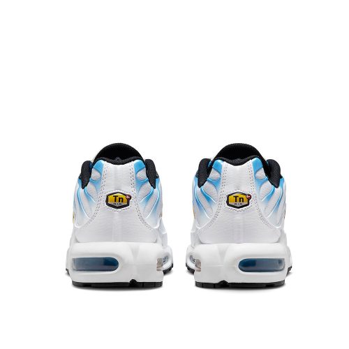 Nike Air Max Plus White University Blue Gold utcai cipő