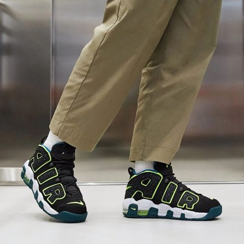 Nike Air More Uptempo Low Black Geode Teal 