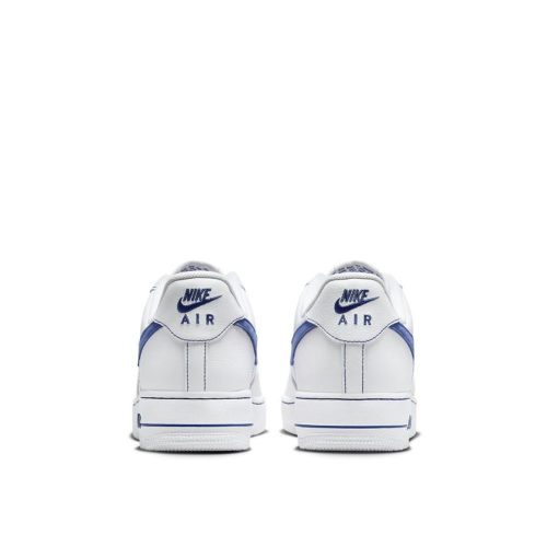 Nike Air Force 1 Low '07 LV8 White Deep Royal Blue utcai cipő