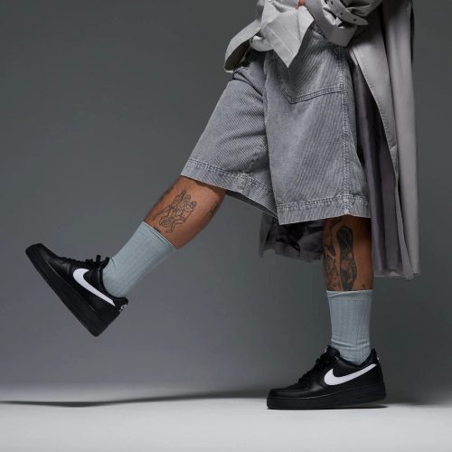 Nike Air Force 1 Low '07 Black White utcai cipő