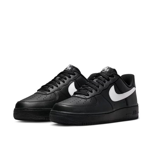 Nike Air Force 1 Low '07 Black White utcai cipő