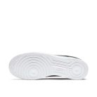 Nike Air Force 1 Low '07 Black White Pebbled Leather utcai cipő