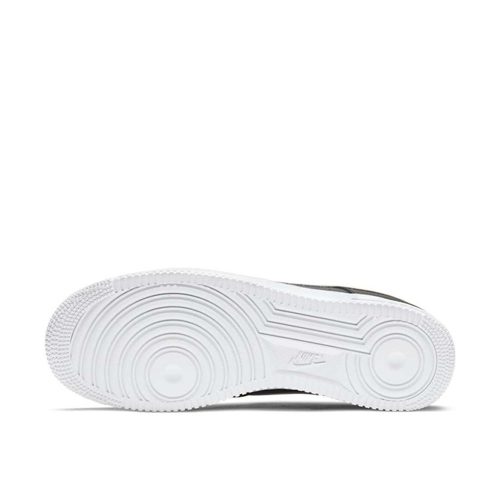 Nike Air Force 1 Low '07 Black White Pebbled Leather utcai cipő