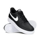 Nike Air Force 1 Low '07 Black White Pebbled Leather utcai cipő