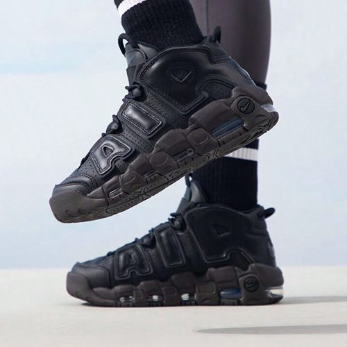 Nike Air More Uptempo Black Velve női utcai cipő