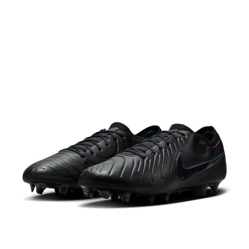 Nike Tiempo Legend 10 Elite FG Black Deep Jungle stoplis cipő