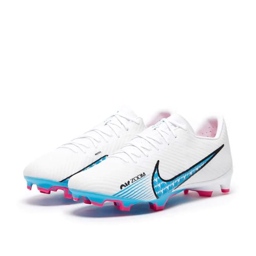 Nike Zoom Vapor 15 Academy FG/MG White Baltic Blue stoplis cipő
