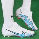 Nike Zoom Vapor 15 Academy FG/MG White Baltic Blue stoplis cipő